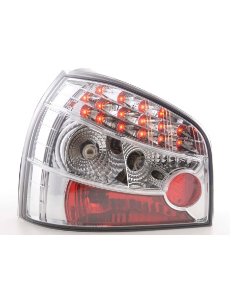 Set di luci posteriori a LED Audi A3 tipo 8L 96-02 cromato