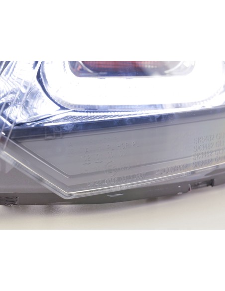 Faro diurno Luci di marcia diurna a LED VW Golf 6 08-12 nero