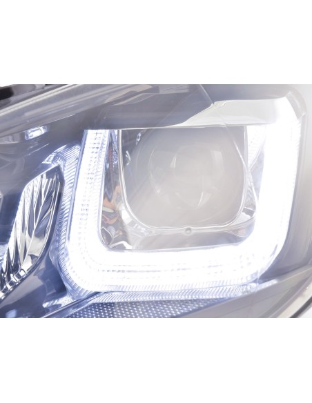 Faro diurno Luci di marcia diurna a LED VW Golf 6 08-12 nero