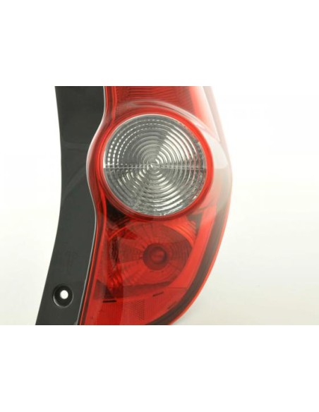 Parti di usura fanale posteriore destro Opel Agila B 08- rosso / trasparente
