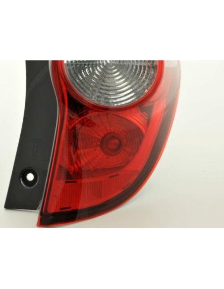 Parti di usura fanale posteriore destro Opel Agila B 08- rosso / trasparente