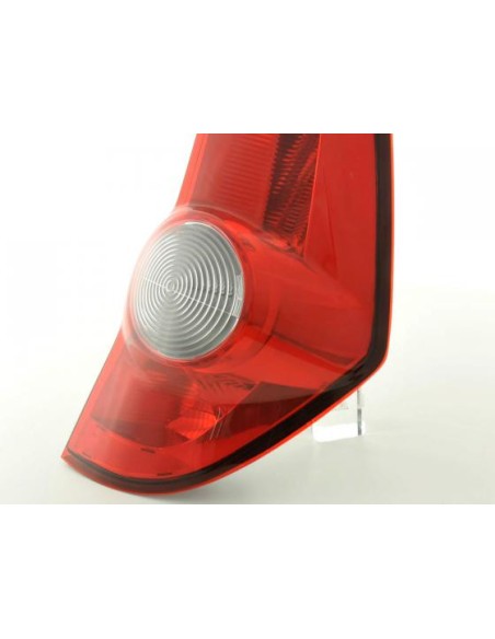 Parti di usura fanale posteriore destro Opel Agila B 08- rosso / trasparente