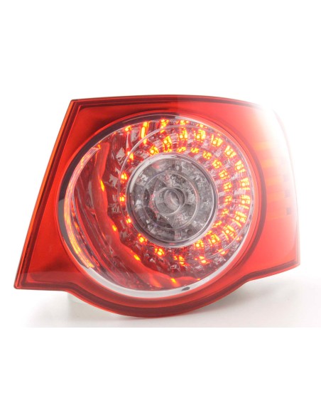 Accessori fanale posteriore destro VW Jetta 5 tipo 1KM 05- trasparente / rosso