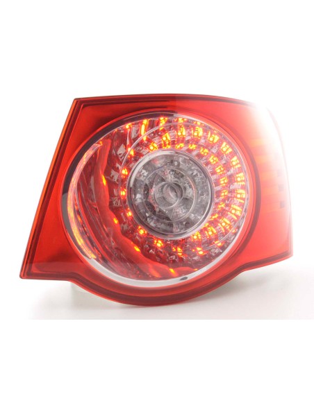 Accessori fanale posteriore destro VW Jetta 5 tipo 1KM 05- trasparente / rosso