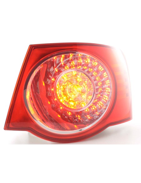 Accessori fanale posteriore destro VW Jetta 5 tipo 1KM 05- trasparente / rosso