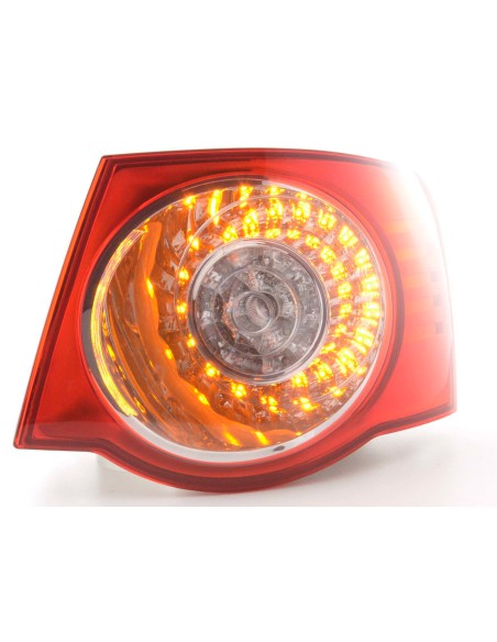 Accessori fanale posteriore destro VW Jetta 5 tipo 1KM 05- trasparente / rosso