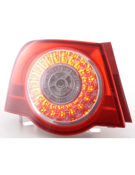 Parti di usura luce posteriore sinistra VW Passat Limo tipo 3C 05-10 trasparente / rosso