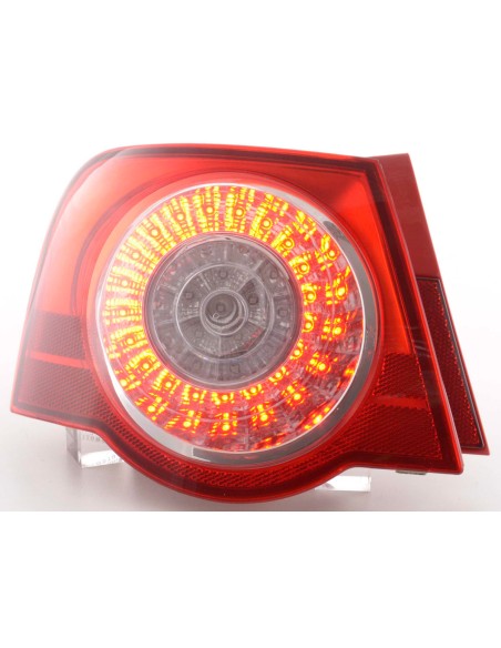 Parti di usura luce posteriore sinistra VW Passat Limo tipo 3C 05-10 trasparente / rosso