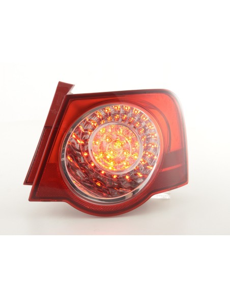 Parti di usura luce posteriore destra VW Passat Limo tipo 3C 05-10 trasparente / rosso