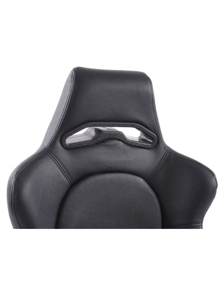 Sedili sportivi FK seggiolini auto semiguscio Set Edition 1 pelle sintetica nera