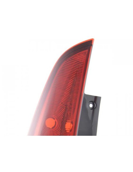 Parti di usura fanale posteriore sinistro Opel Agila B 08- rosso / trasparente