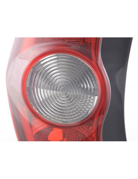 Parti di usura fanale posteriore sinistro Opel Agila B 08- rosso / trasparente