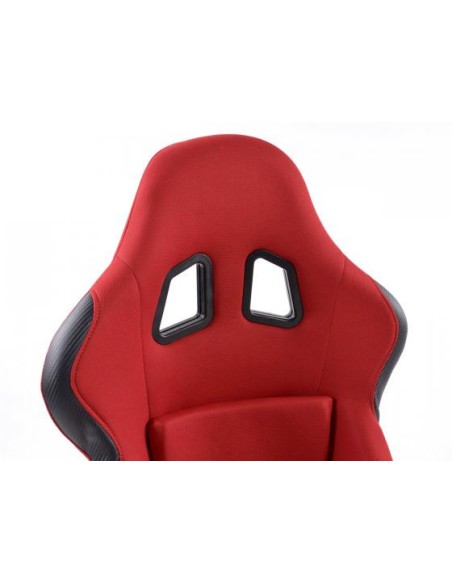 FK sedili sportivi sedili avvolgenti per auto Set Edition 2 tessuto rosso