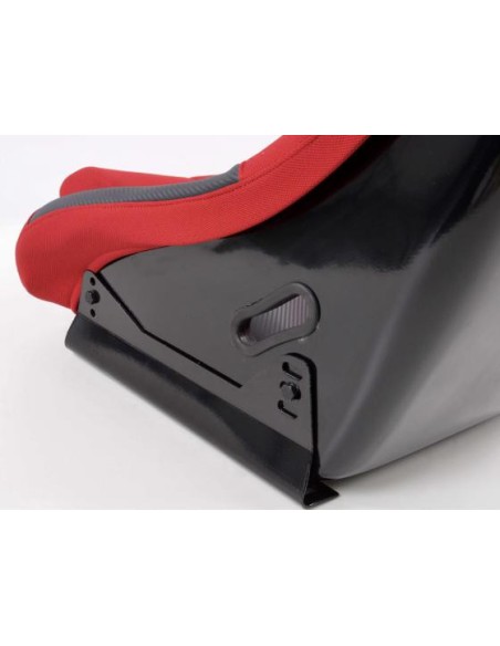 FK sedili sportivi sedili avvolgenti per auto Set Edition 2 tessuto rosso