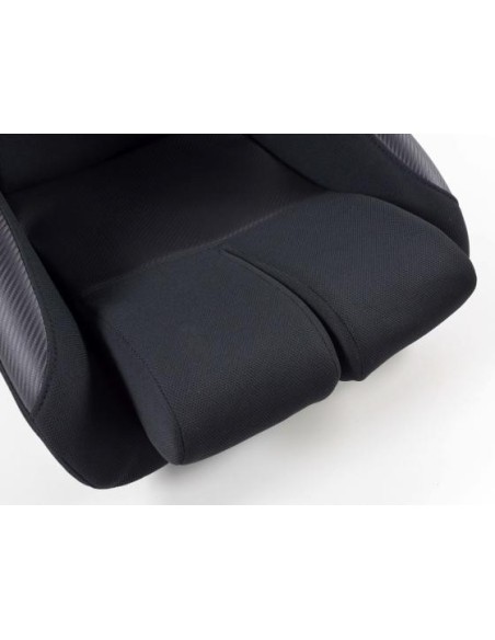 FK sedili sportivi sedili avvolgenti per auto Set Edition 2 in tessuto nero
