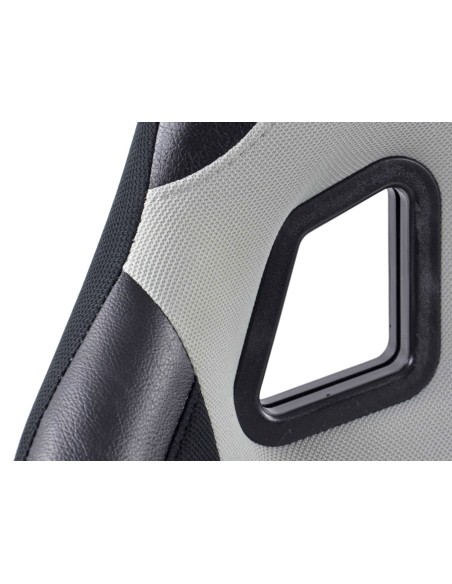 FK sedili sportivi sedili avvolgenti per auto Set Edition 4 tessuto grigio