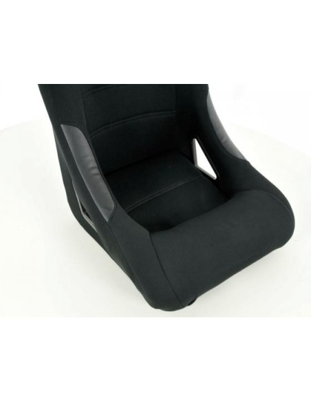 FK sedili sportivi sedili avvolgenti per auto Set Edition 4 tessuto nero