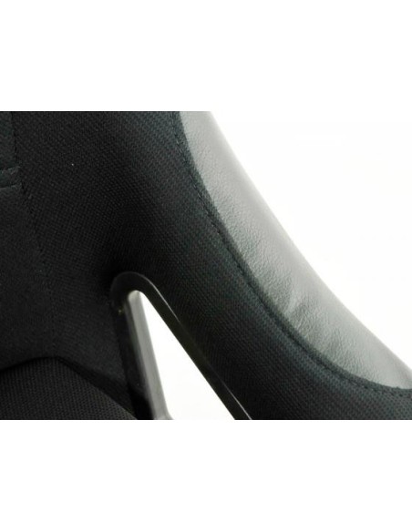 FK sedili sportivi sedili avvolgenti per auto Set Edition 4 tessuto nero