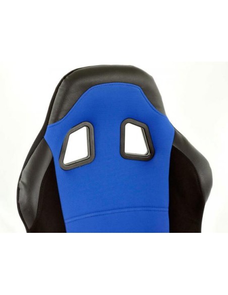 FK sedili sportivi sedili anatomici per auto Set Edition 4 tessuto blu