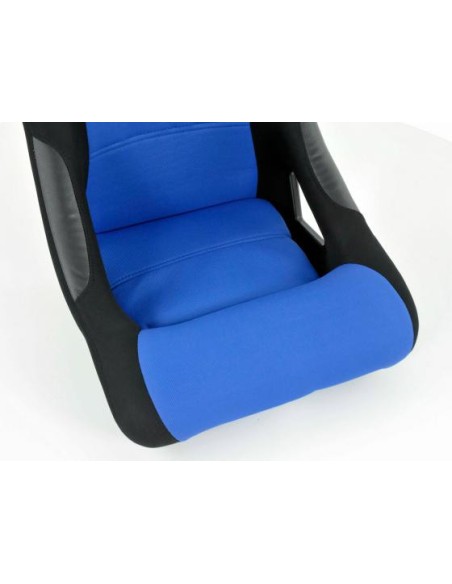 FK sedili sportivi sedili anatomici per auto Set Edition 4 tessuto blu