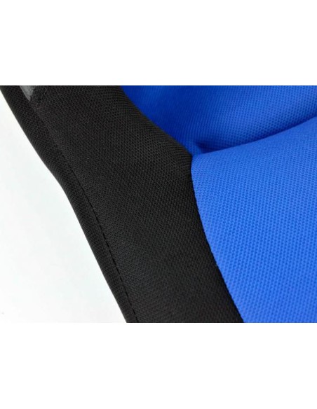 FK sedili sportivi sedili anatomici per auto Set Edition 4 tessuto blu
