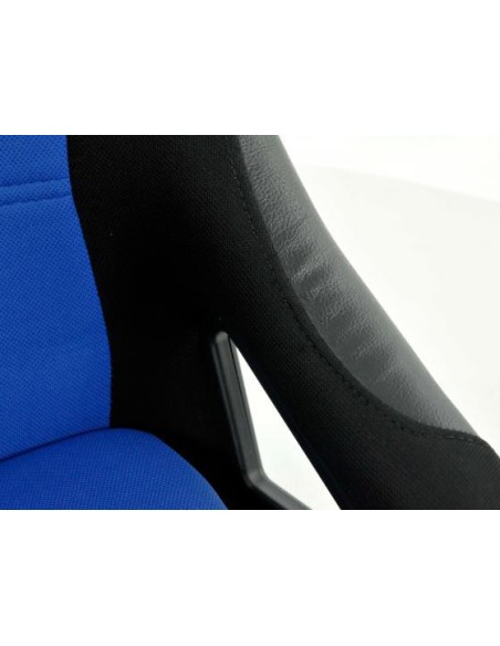 FK sedili sportivi sedili anatomici per auto Set Edition 4 tessuto blu