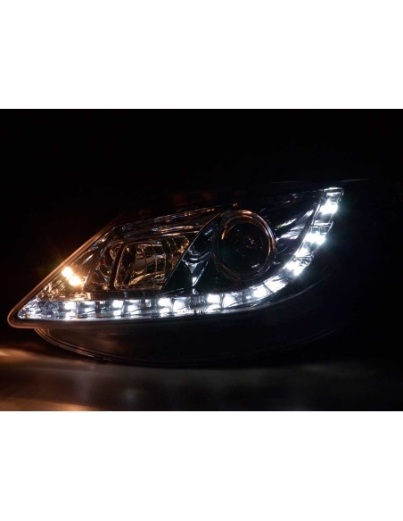 Faro diurno Luci di marcia diurna a LED Seat Ibiza tipo 6J 08- cromato