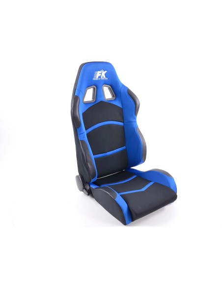 Sedili sportivi FK set di seggiolini auto in tessuto Cyberstar nero / blu