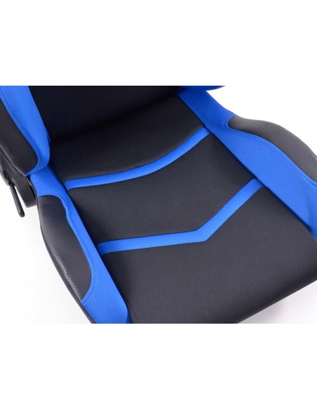 Sedili sportivi FK set di seggiolini auto in tessuto Cyberstar nero / blu