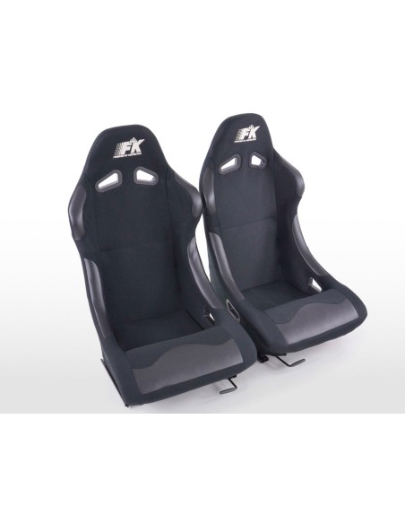 Sedili sportivi FK sedili avvolgenti per auto Set Basic in look motorsport