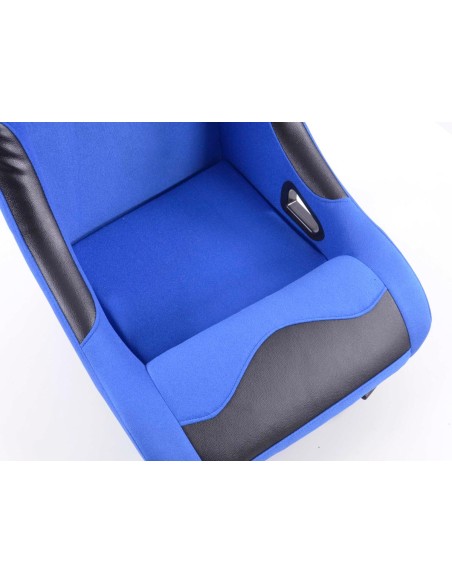 FK sedili sportivi sedili avvolgenti per auto Set Basic tessuto blu