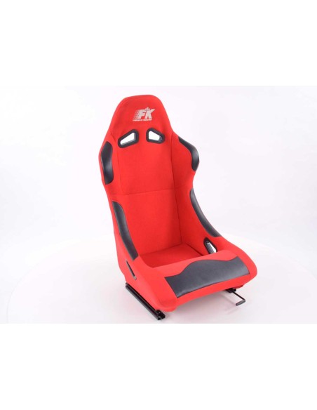FK sedili sportivi sedili avvolgenti per auto Set Basic tessuto rosso