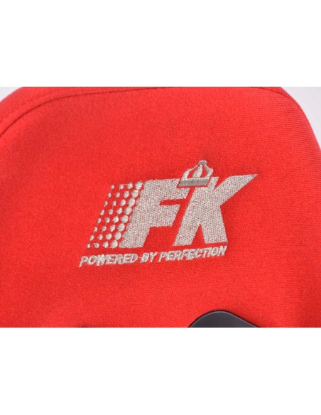 FK sedili sportivi sedili avvolgenti per auto Set Basic tessuto rosso