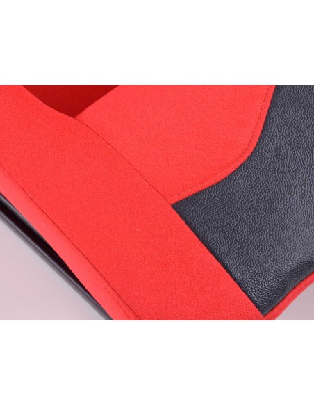 FK sedili sportivi sedili avvolgenti per auto Set Basic tessuto rosso