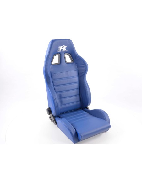 Sedili sportivi FK Sedili semigusci automatici Set Race 4 in vera pelle in look sportivo