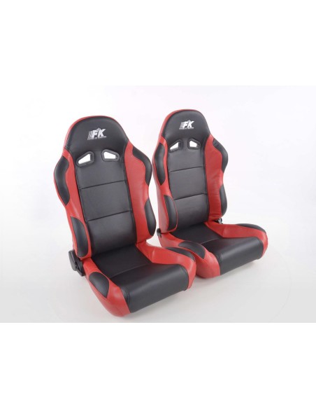 Sedili sportivi FK Sedili semigusci automatici Set Spacelook in carbonio in look sportivo