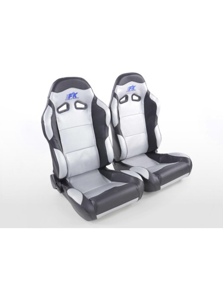 Sedili sportivi FK Sedili semigusci automatici Set Spacelook in carbonio in look sportivo