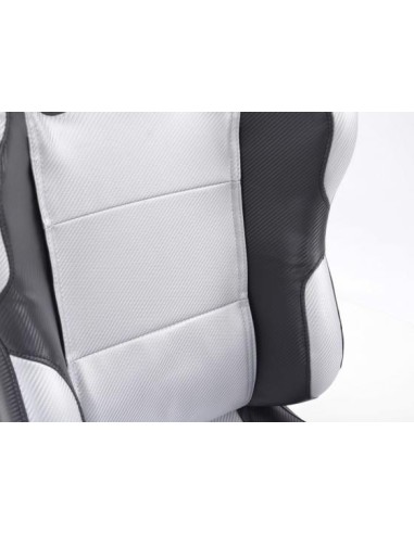 Sedili sportivi FK Sedili semigusci automatici Set Spacelook in carbonio in look sportivo