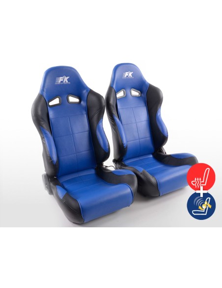 FK sedili sportivi sedili semiguscio auto Set Comfort con riscaldamento sedile + funzione massaggio