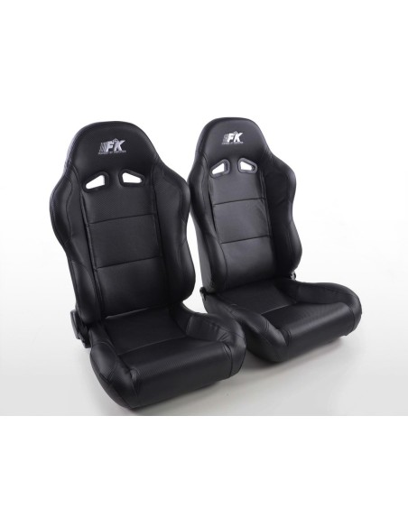 Sedili sportivi FK Sedili semi-avvolgenti automatici Set Racing in stile motorsport
