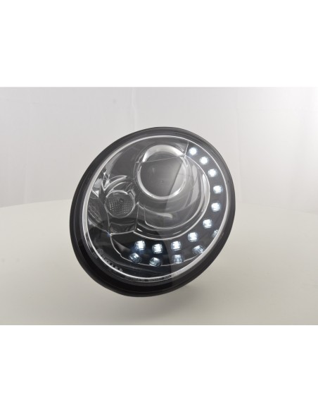 Faro Daylight LED DRL look VW New Beetle del 2006 cromato