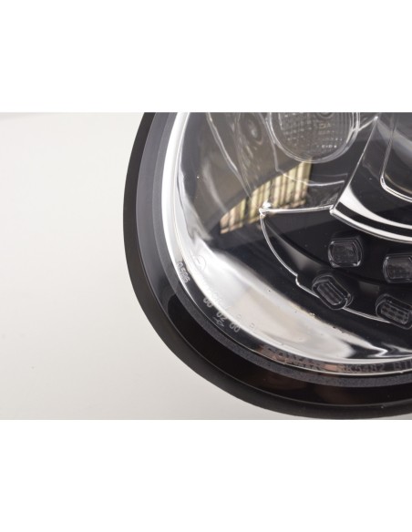 Faro Daylight LED DRL look VW New Beetle del 2006 cromato
