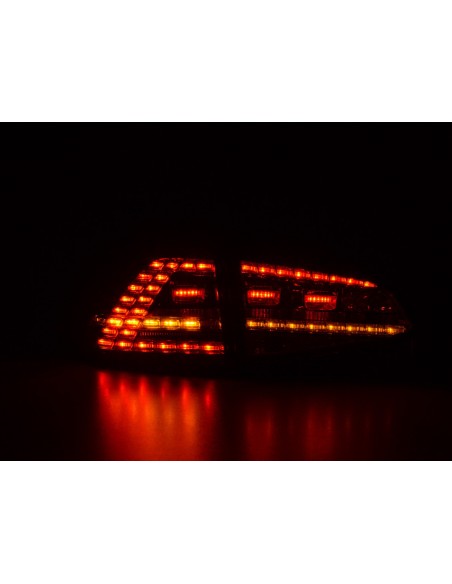 Set di luci posteriori a LED VW Golf 7 del 2012 rosso / trasparente