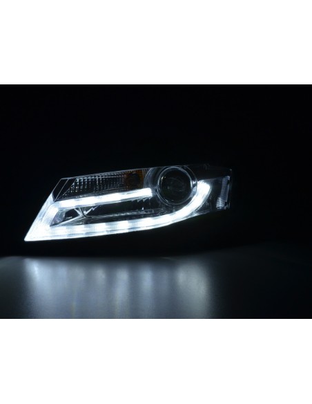 Faro diurno Luci di marcia diurna a LED Audi A4 dal 2008 cromate
