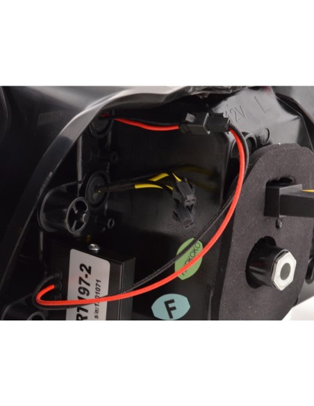 Fanali posteriori a LED set VW Golf 7 del 2012 rosso / fumo