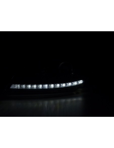 Daylight faro LED DRL look Skoda Oktavia dal 2009 nero