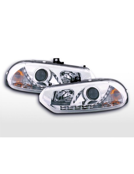 Faro Daylight LED DRL look Alfa Romeo 156 tipo 932 98-02 cromato