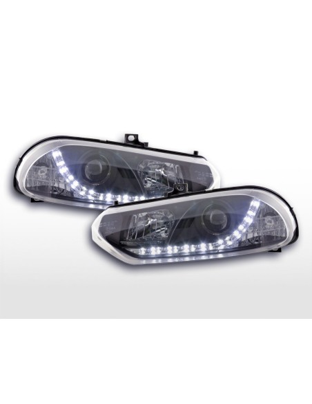 Faro Daylight LED DRL look Alfa Romeo 156 tipo 932 98-02 nero