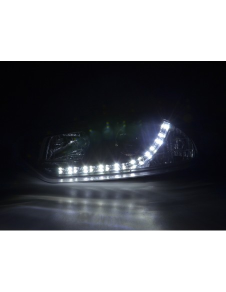 Faro Daylight LED DRL look Alfa Romeo 156 tipo 932 98-02 nero