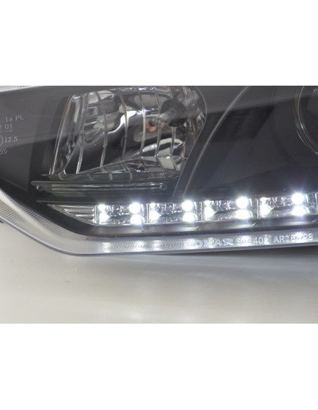 Faro Daylight LED DRL look Alfa Romeo 156 tipo 932 98-02 nero